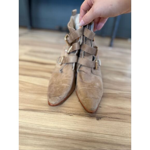 Raye Revolve Doute Buckle Boot Bootie in Taupe Brown Size 8 - Picture 5 of 9